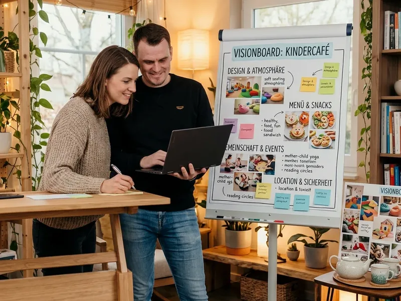 Arbeit am Vision-Board: Gründen mit ADHS braucht den richtigen Rahmen