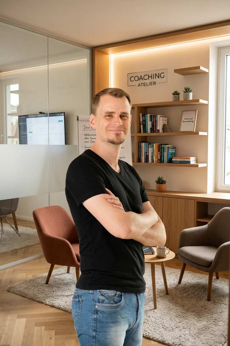 Martin Kleine, Business Coach mit ADHS, im Coaching-Atelier in Bielefeld